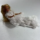 VTG 1967 Skipper Barbie’s Sister 9 1/2” Wedding Dress Doll Figure Jointed Mattel