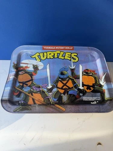 Vintage 1988 Teenage Mutant Ninja Turtles Folding TV/Food Tray Mirage Studios