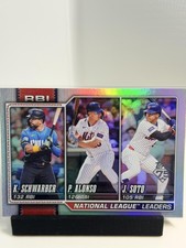 Kyle Schwarber/Pete Alonso/Juan Soto 2026 Topps #11 NL RBI Rainbow