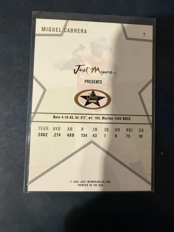 Miguel Cabrera Just Menors Foto 2 de 2