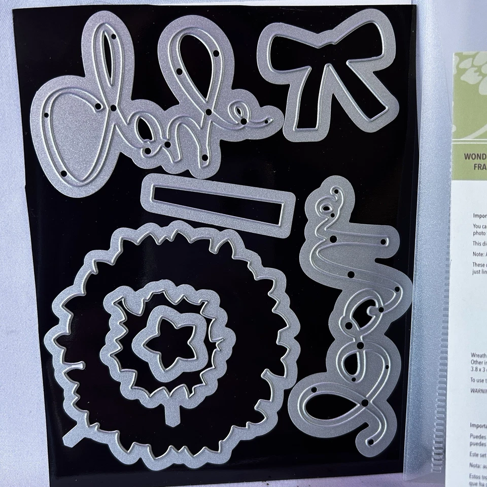 Troqueles Framelits de guirnalda maravillosa retirada Stampin' Up, 135851, troqueladoras de metal Foto 2 de 4