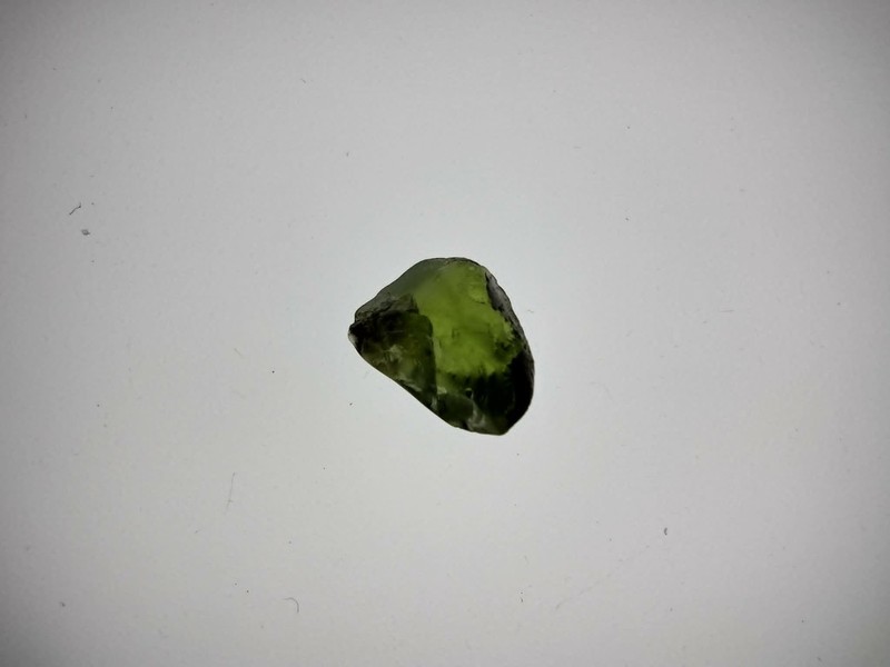 Pakistan Peridot Facet Rough 6.25 carats 11.89mm x 8.69mm x 8.45mm