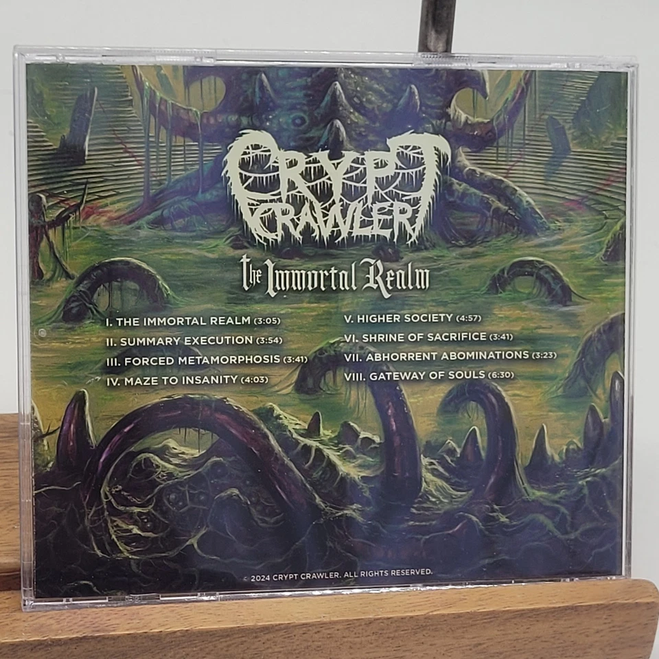Mega Rare Crypt Creeper The Immortal Realm 2024 Independent Metal CD Press Foto 3 de 4