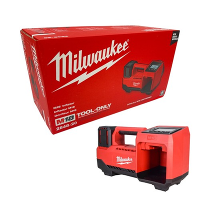 #ad #ad Milwaukee 2848 20 M18 18V Cordless Tire Inflator 150 PSI Auto Shutoff Bare Tool $124.95