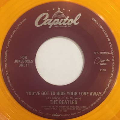 Beatles - You've Got To Hide Your Love Away / I've Just Seen A Face - - D2508z