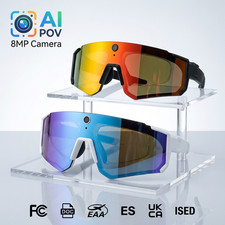 AI Smart Glasses with Camera Bluetooth Open-Ear Audio  Oakley Meta Alternative