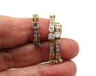 14K Diamonique Yellow Gold CZ Tennis Bracelet [B44] — photo 9