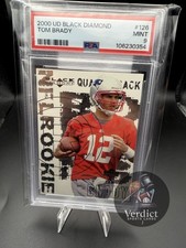 2000 Upper Deck Black Diamond - NFL Rookie Tom Brady #126 (RC) 112801