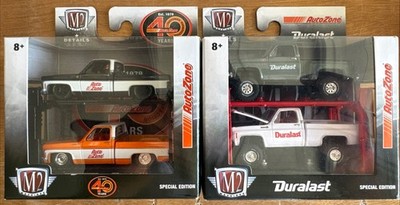 M2 MACHINES AUTOZONE AUTO LIFT 2 PACK Sierra Scottsdale Cheyenne M19