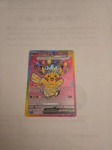 Pikachu ex 277/217 Me: Ascended Heroes Holo Rare Full Art Near Mint (Fresh Pull)