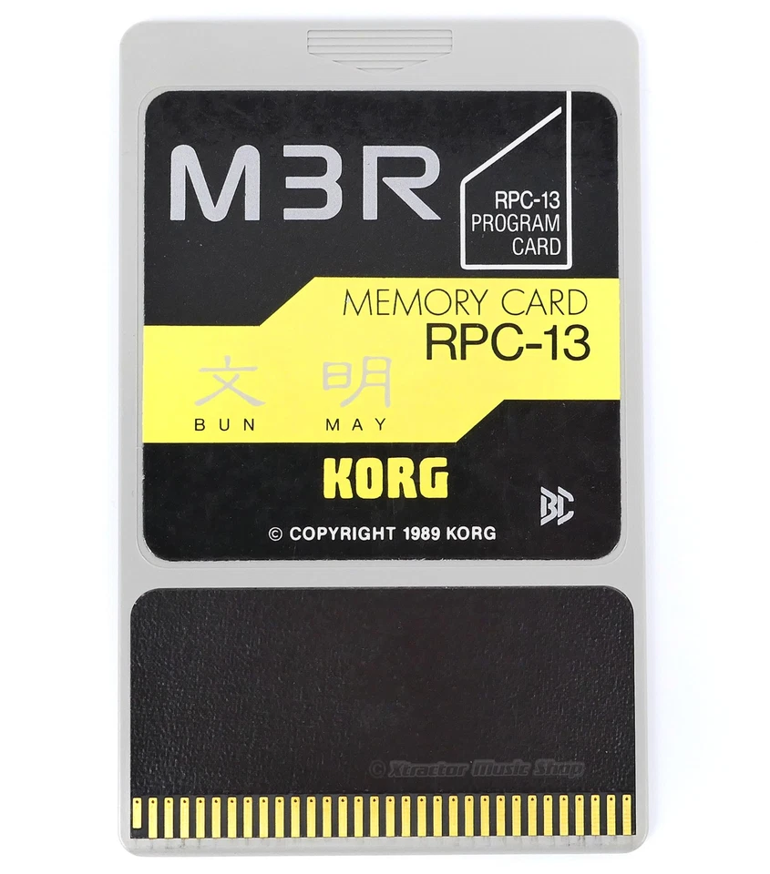 KORG M3R Original Memory ROM Card RPC-13 BUN MAY für M3R / TOP + 1 JAHR GEWÄHR!✅
