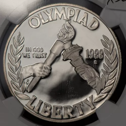 1988-S $1 Seoul Olympics Commemorative Silver Dollar Proof- NGC PF 69 UC - X5614