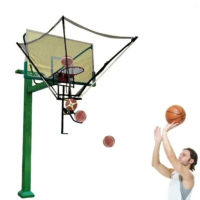 Basketball Rebounder Maschinensystem,Rebound Shot Trainer einstellbare tragbare - Bild 1 von 4
