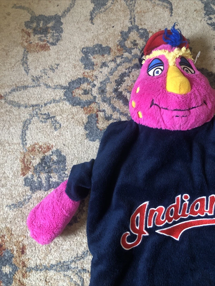 Bolso de Peluche Mascota Indios Cleveland De Colección Chief Wahoo Foto 3 de 4