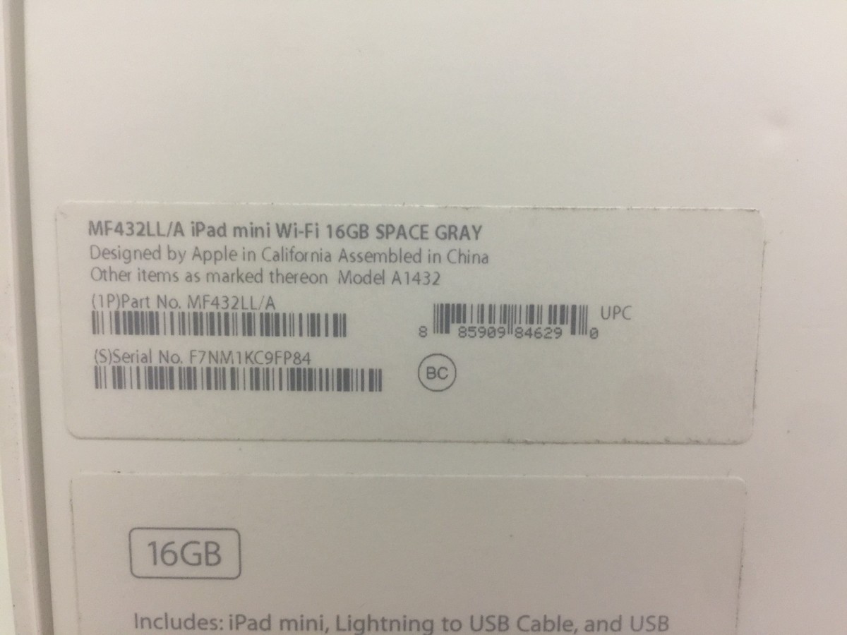 Apple 16GB Space Grey Wi-Fi 7.9