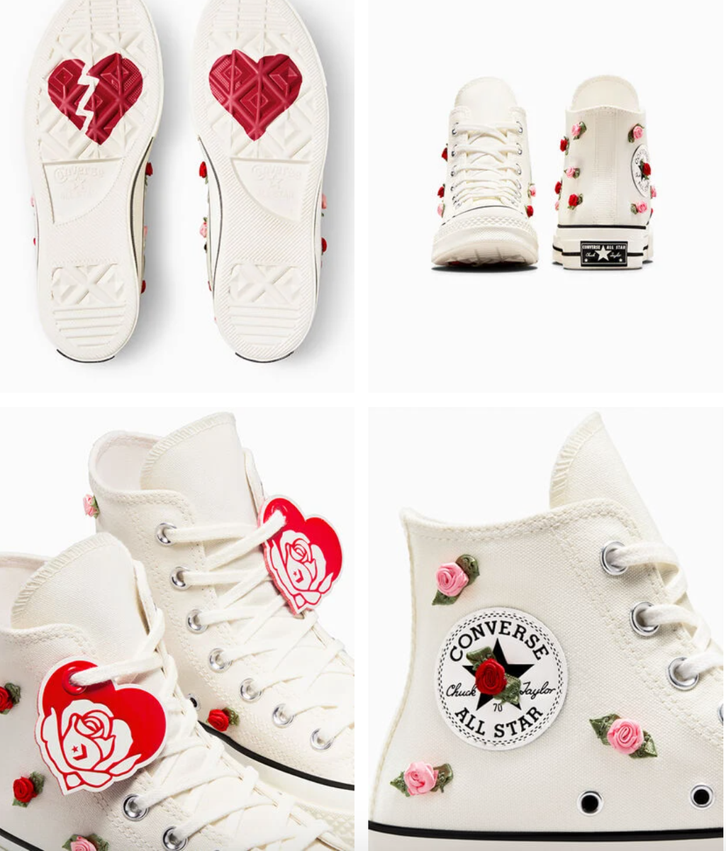 Size 9.5 - Converse Chuck 70 High Valentine's Day 2025 W for sale