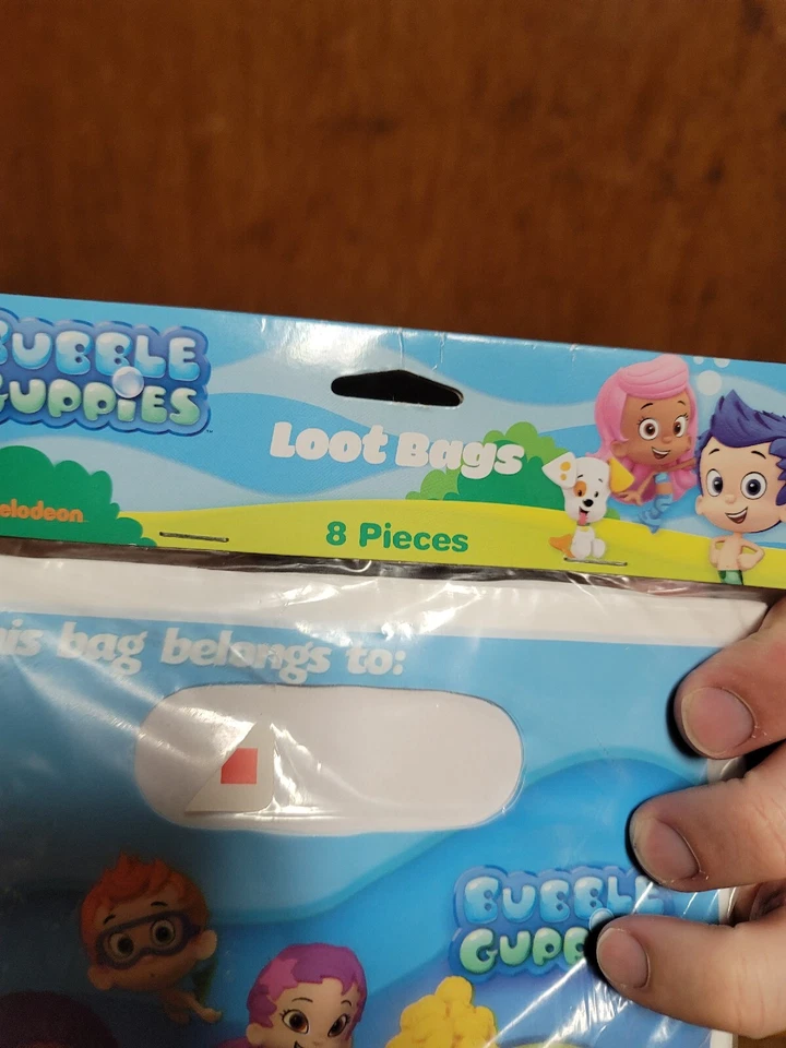 Bubble Guppies Loot Bags Set Of 8 Birthday Party Supplies Nickelodeon 2013 S1 - Image 3 of 4