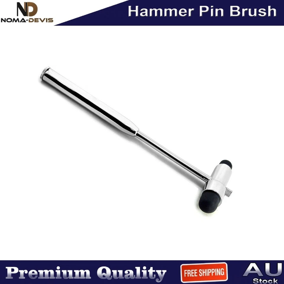 Cepillo de pasador de martillo neurológico doble goma instrumentos de diagnóstico médico CE Foto 2 de 4