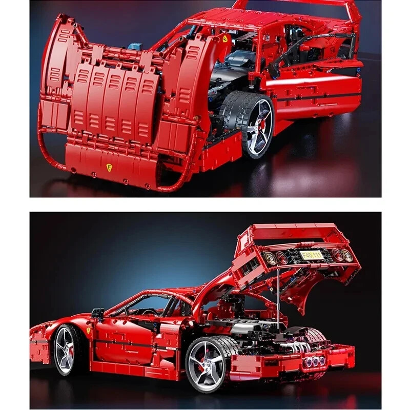 MOC TECHNIC SET: Ferrari F40 Super Car 1:8 Scale -Without Box