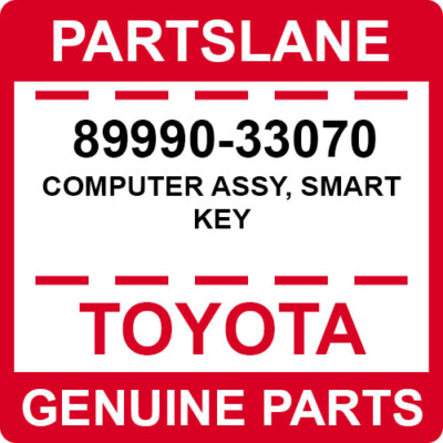 89990-33070 Toyota OEM Echtes COMPUTER ASSY, SMART KEY