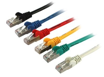 Patchkabel RJ45, 0.25m grau, CAT5e, S-FTP(SF/UTP)