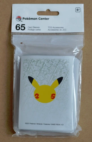 Pokemon Center TCG 65 Card Sleeves Pack: Pokemon Celebration (710-08798) White
