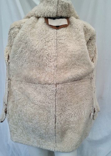 Cappotto giacca donna vera pelle di pecora shearling taglia S/M 6 8 10 - Foto 6 di 14