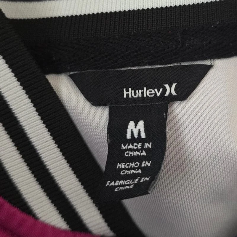 Jaqueta Hurley leve havaiana palmeira zíper completo meninas M - 10-12 - Imagem 4 de 4