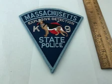 Massachusetts State Police K-9 Explosive Detection new  collect patch full size