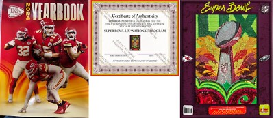 SUPER BOWL LIX 59 OFFICIAL "NATIONAL" GAME PROGRAM + 2024 2025 CHIEFS ...