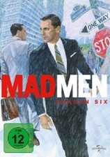 MAD MEN - SEASON SIX - JON HAMM / JOHN SLATTERY / SCOTT HORNBACHER - 4 DVD NEU!