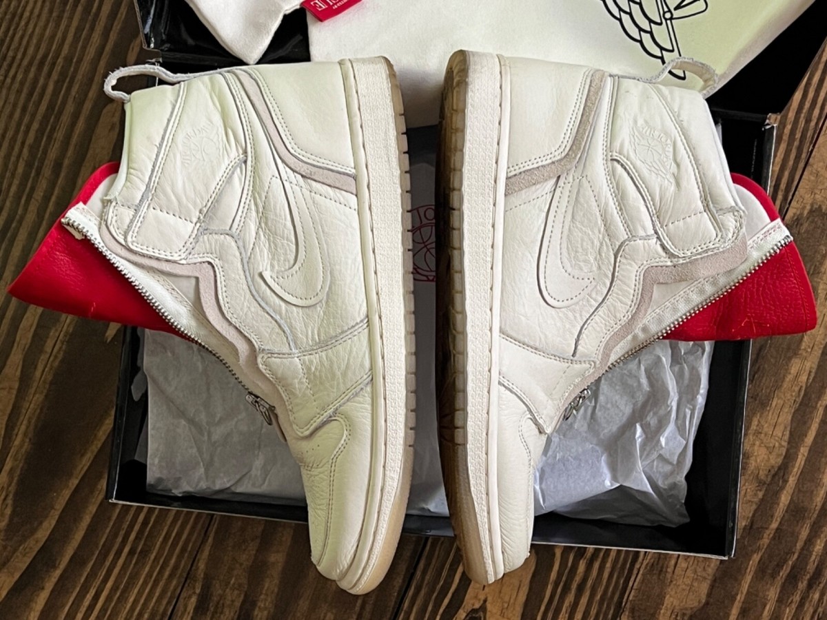 Anna Wintour Air Jordan Retro Zip High Sail VGUC Rare box