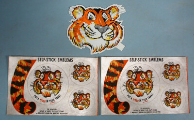 1960s ESSO Gasoline Station Put a Tiger In Your Tank 3 Unused
