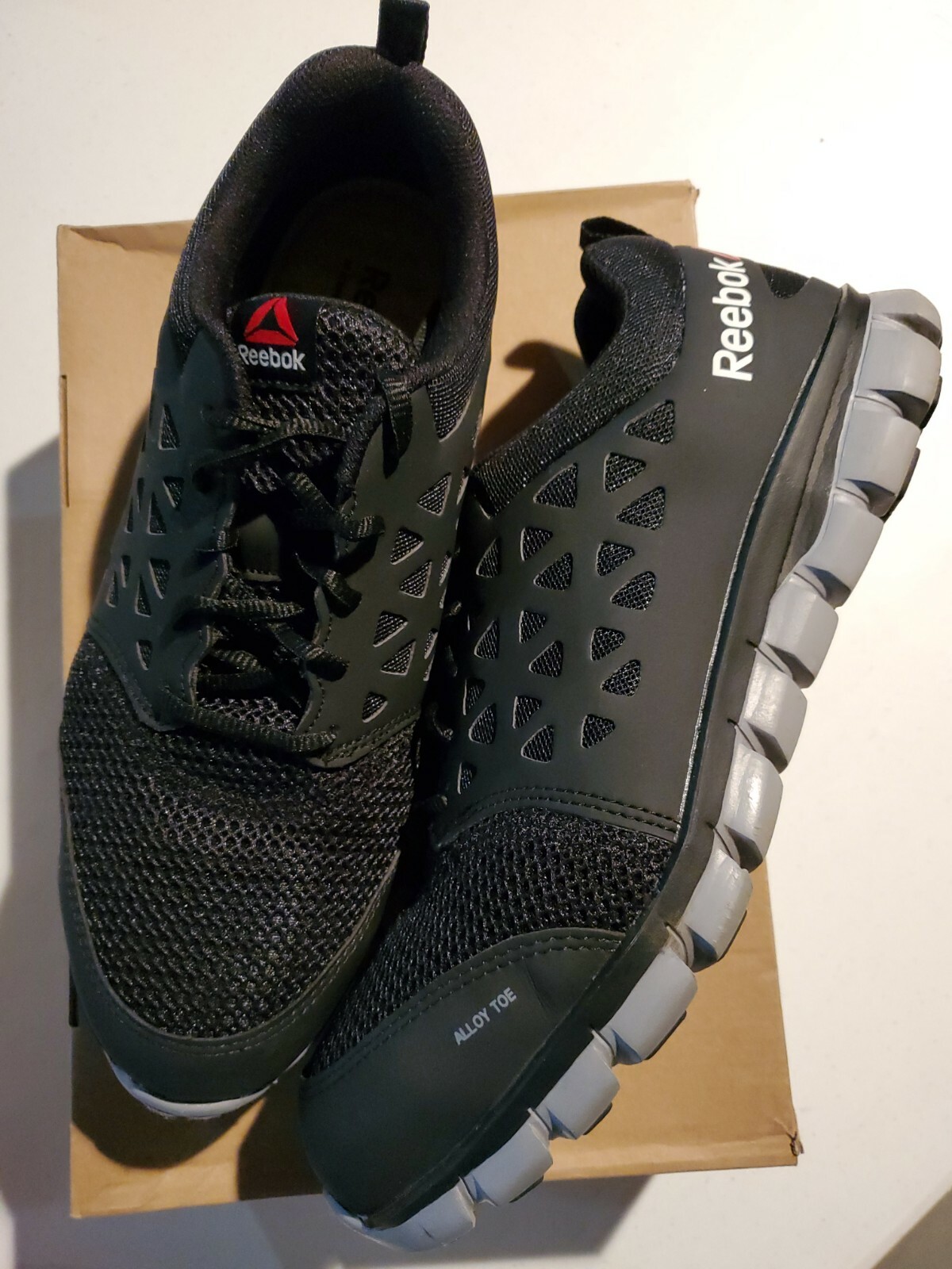 Reebok Work Men's Athletic Oxford Industrial & Construction Blk Size 11