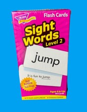 Trend Enterprises Sight Words Level 2 Flash Cards, Set of 96