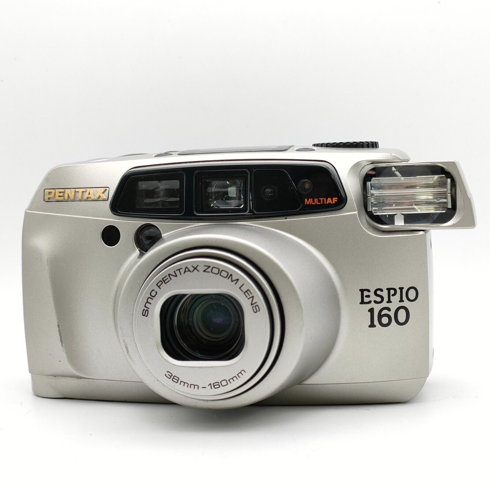 EXC* Pentax Espio 160 Silver Point & Shoot 35mm Film Camera | eBay