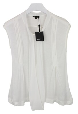 Massimo Dutti 6891 Bluse Damen Stretch MEDIUM Zur Seite fahren