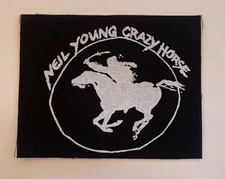 Neil Young Cloth Patch Sew on Badge 5" X 4" (CP277)