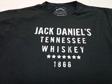 Jack Daniels Tennessee Whiskey Black T-shirt Size Large