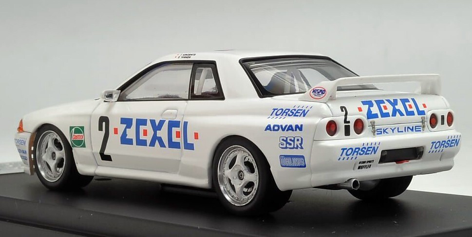 HPI 1/43 NISSAN SKYLINE R32 GTR 1992 N1 #2 ZEXEL Racing Model Car