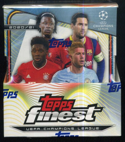 2020-21 Topps Finest UEFA Champions League Soccer Hobby Box 2 Autos From Taiwan