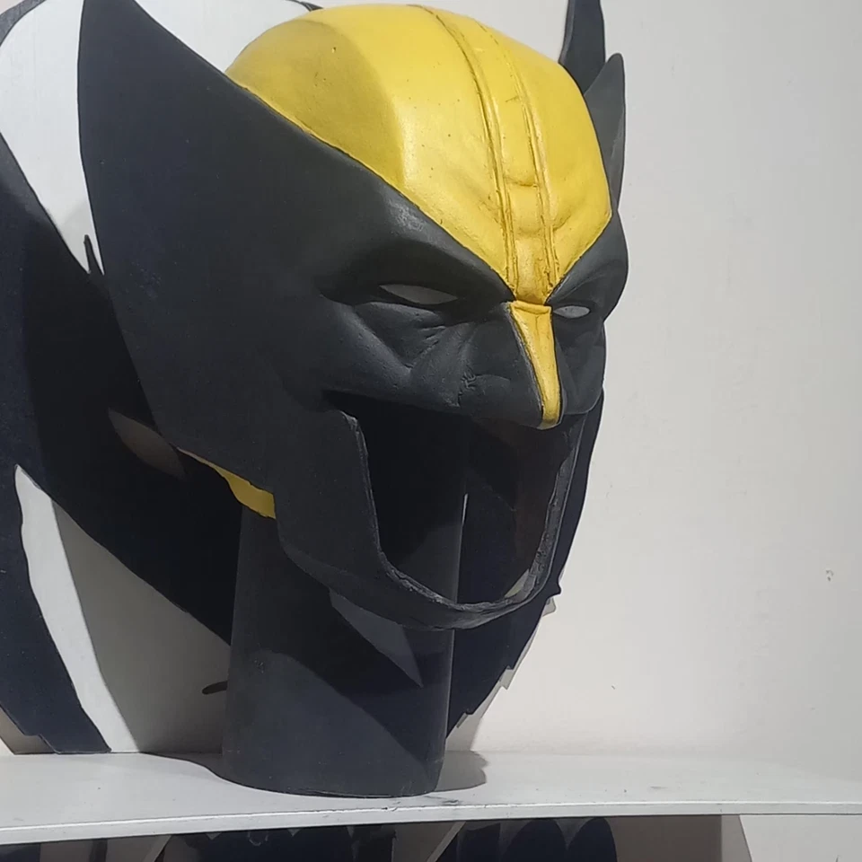 Wolverine V2 Mask Latex Cowl Cosplay Costume Prop Adult Size - Image 2 of 4