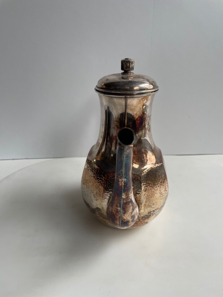 JAPAN WWII ERA CPO 999 PURE SILVER COFFEE POT, OCCUPIED JAPAN WWII ERA CPO 999 PURE SILVER COFFEE POT, OCCUPIED