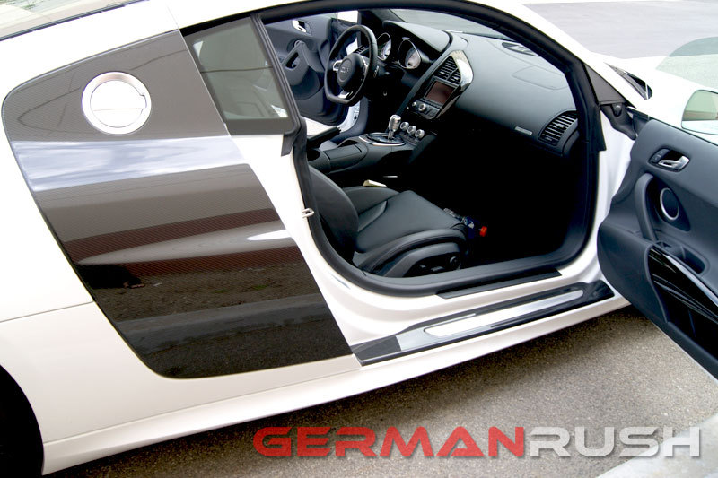 AUDI R8 2008-2014  CARBON FIBER SIDE BLADES V10 STYLE