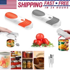 Electric Commercial Can Opener Automatic Smooth Edge Stainless Steel Hands-Free