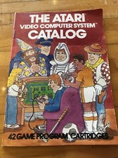 Atari Video Computer System Catalog 42 Game Program 1981