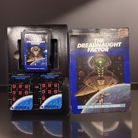 THE DREADNAUGHT FACTOR INTELLIVISION GAME CIB ! CLEANED & TESTED EXCELLENT COND.