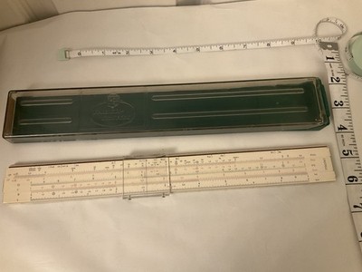 Alter RETRO Vintage Faber Castell Schiebestock 3D Lineal 1/22 Messlineal Sammlerstück