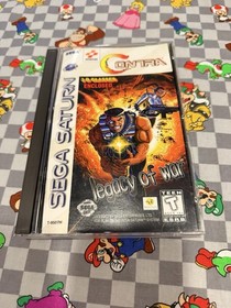 Contra: Legacy of War (Sega Saturn, 1997) CIB W/ 3D Glasses