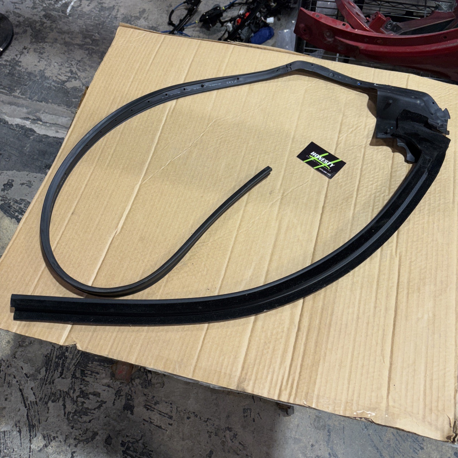 Ferrari 488 GTB Door Seal – Right  (Passenger Side) OEM Used